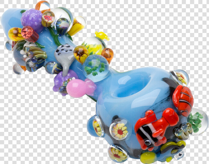 Empire Glass Great Barrier Reef Large Glass Pipe   Baby Toys  HD Png DownloadTransparent PNG