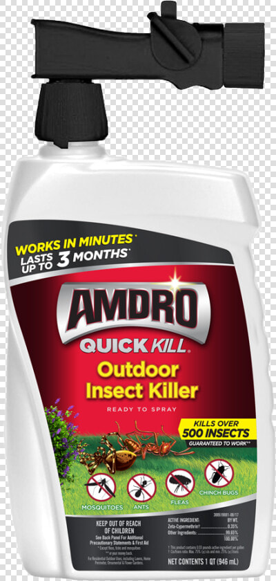 Amdro Quick Kill Outdoor Insect Killer Rts 32oz   Amdro Mosquito Yard Spray  HD Png DownloadTransparent PNG