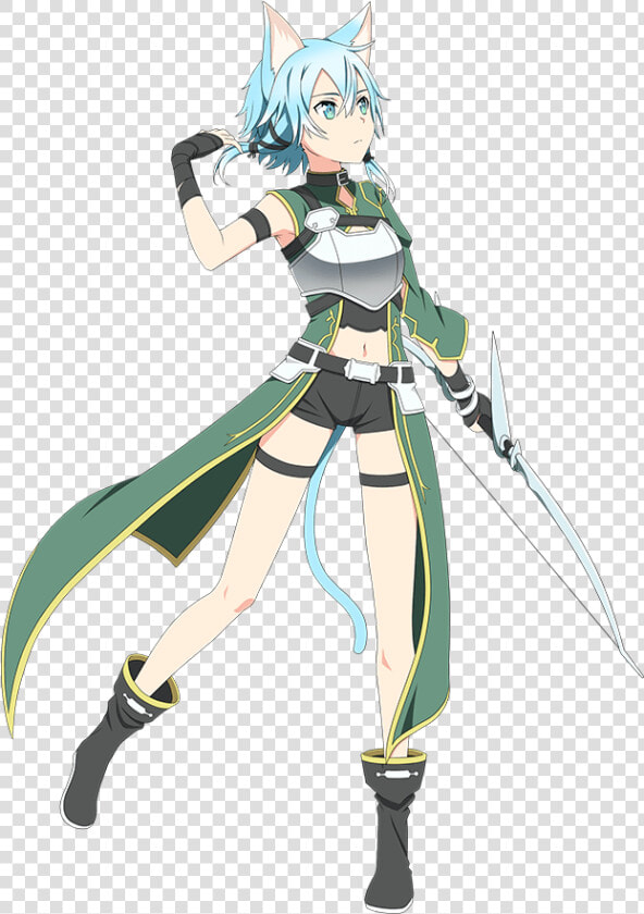 Transparent Sinon Png   Sword Art Online Hollow Realization Sinon  Png DownloadTransparent PNG