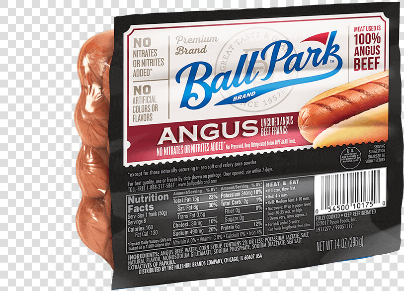 Ball Park Angus Beef 28 Oz  HD Png DownloadTransparent PNG