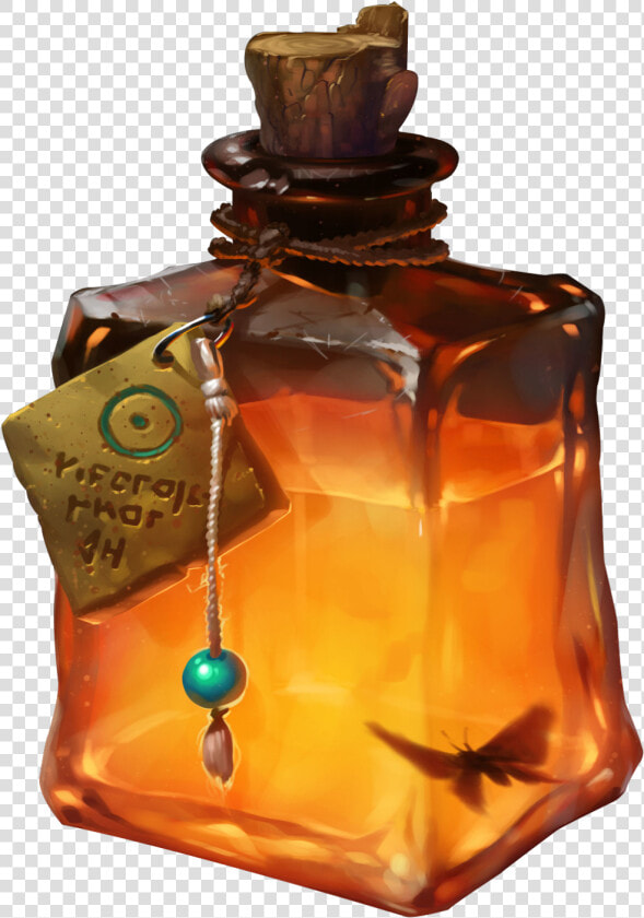  potion  bottle  liquid  orange  glass   Potions  HD Png DownloadTransparent PNG