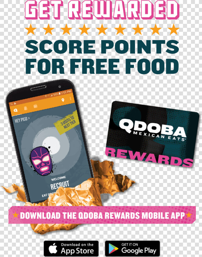 Qdoba Rewards Card  HD Png DownloadTransparent PNG