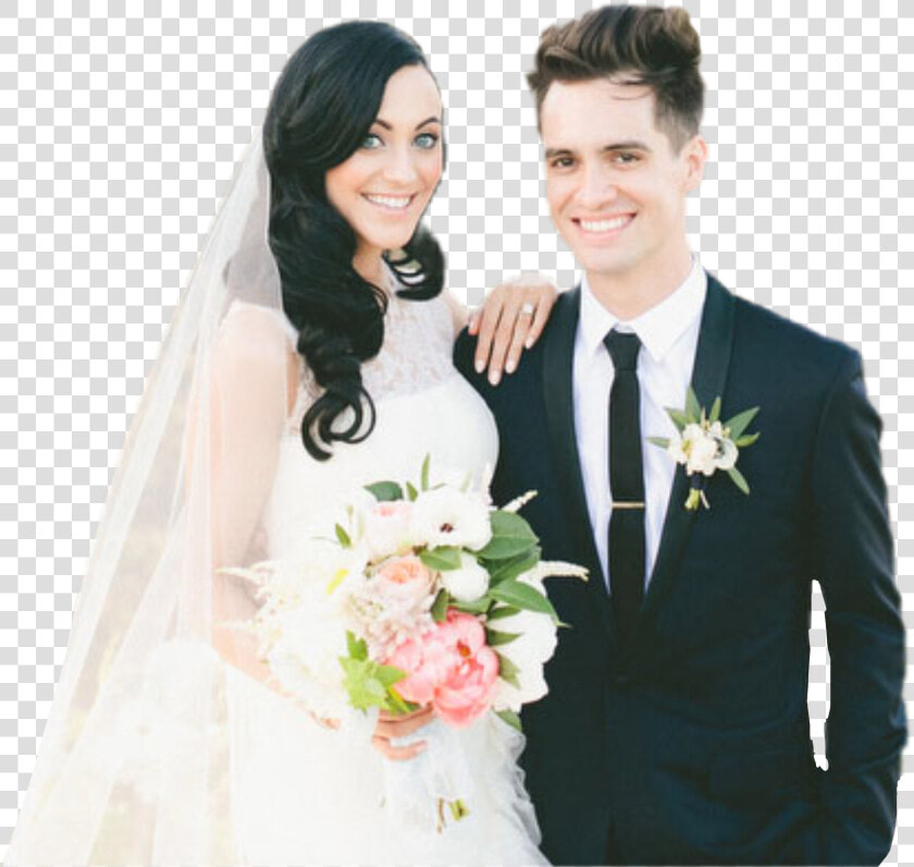 Sarah And Brendon Sarahurie Brendonurie Png Brendon   Brendon Urie Wedding  Transparent PngTransparent PNG