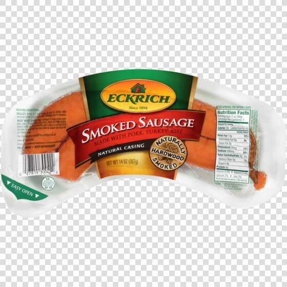 Eckrich Smoked Sausage 10 14oz  HD Png DownloadTransparent PNG