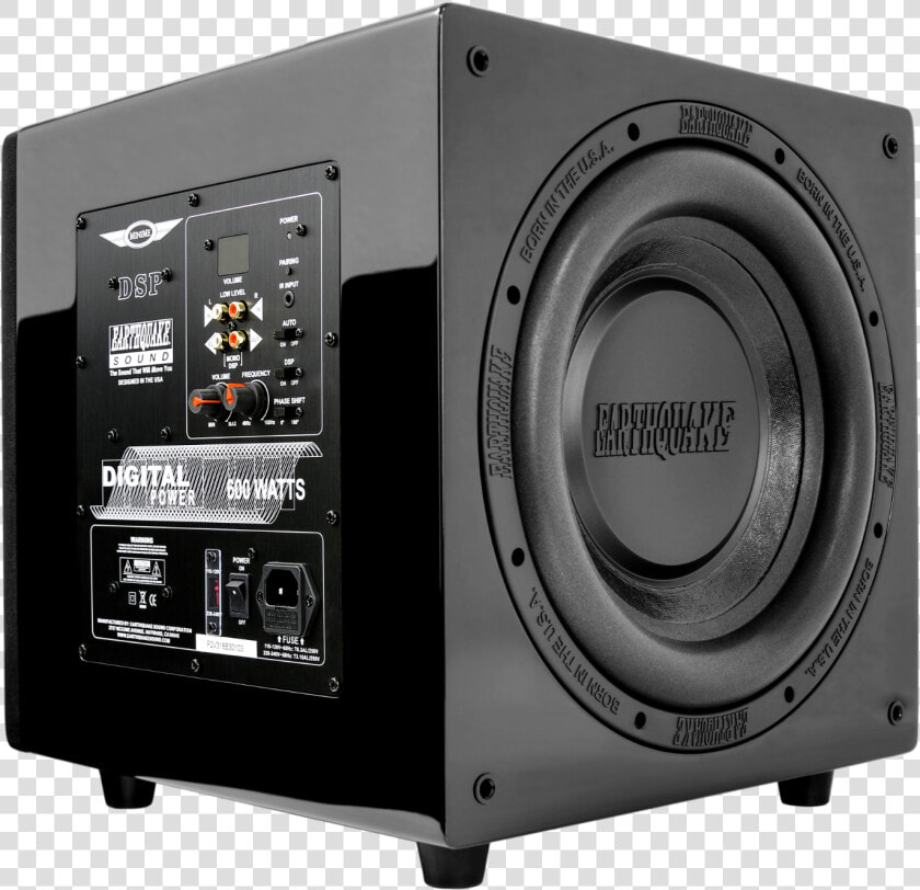 Minime Dsp 01   Earthquake 600 Subwoofer  HD Png DownloadTransparent PNG