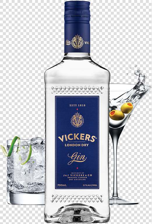 Vickers London Dry Gin  HD Png DownloadTransparent PNG