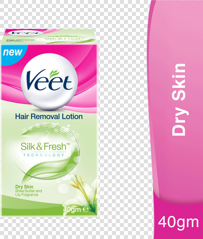 Veet Hair Removal Lotion For Dry Skin  40g   Veet Full Body Waxing Kit Price  HD Png DownloadTransparent PNG