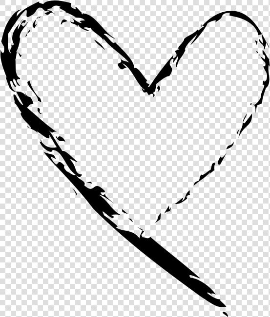 Hand Drawn Heart   Heart Free Hand Drawing  HD Png DownloadTransparent PNG