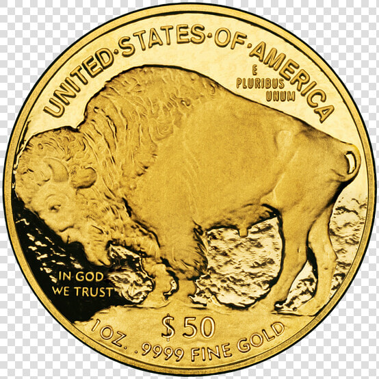 Nickel  24 Karat  Coin  Gold  Bull  Wertvolll  Jewel   Usa 50 Dollar Coin  HD Png DownloadTransparent PNG