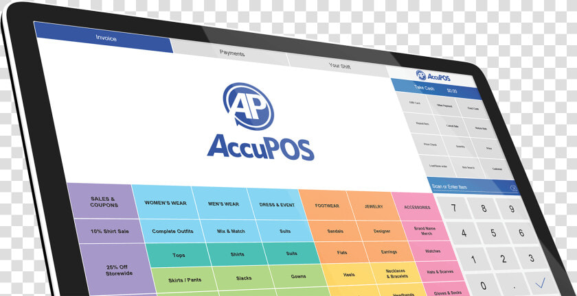 Advanced Pos System By Accupos Point Of Sale   Accupos  HD Png DownloadTransparent PNG