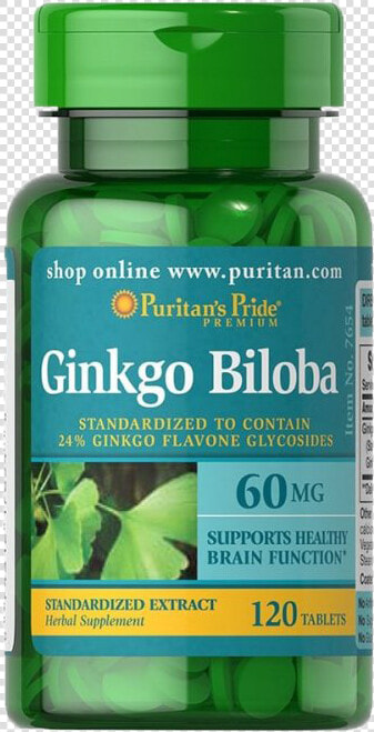 Puritan  39 s Pride Ginkgo Biloba 120mg  HD Png DownloadTransparent PNG