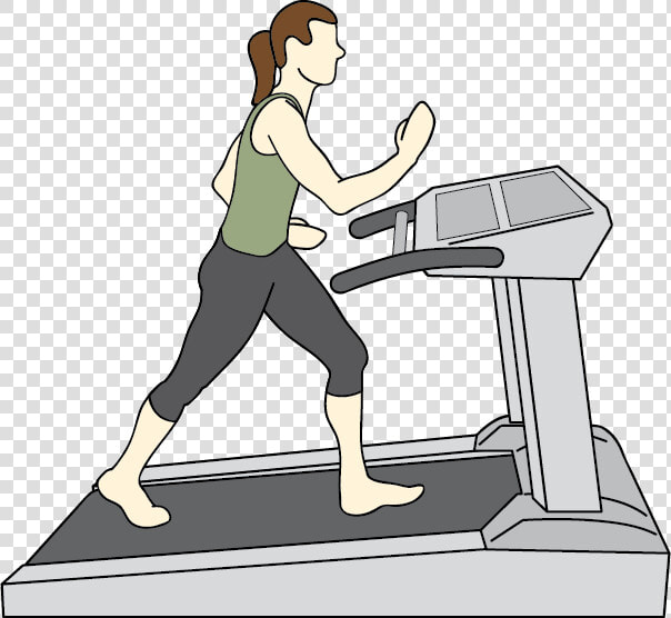 Transparent Physical Therapy Clip Art   Treadmill Walking Clipart  HD Png DownloadTransparent PNG