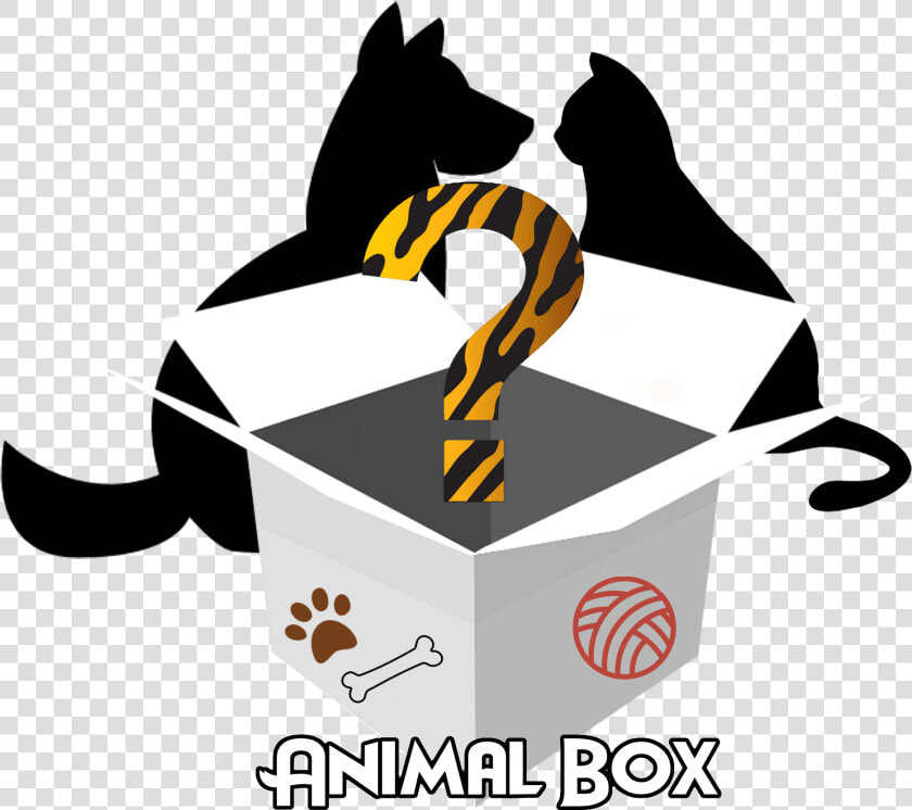 Mystery Animal Box Für Hund Und Katze Clipart   Png   Mystery Animal  Transparent PngTransparent PNG