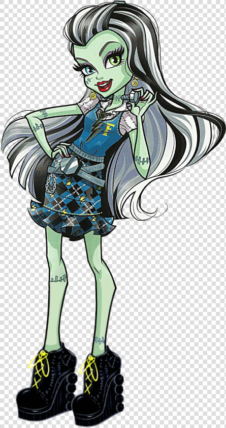 Artwork png De Frankie Stein   Monster High Ghoul Squad Dolls  Transparent PngTransparent PNG