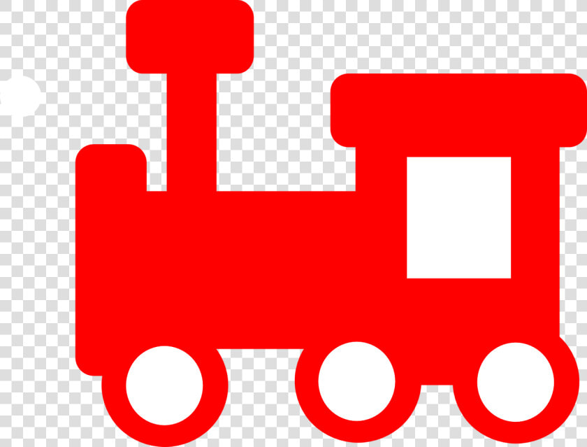 Train  Locomotive  Steam  Toy  Silhouette  Pictogram   Red Clip Art  HD Png DownloadTransparent PNG