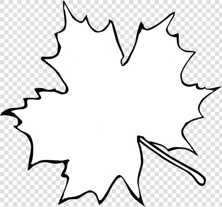 Leaf Outline Maple Free Clip Art Transparent Png   Maple Leaf Outline Png  Png DownloadTransparent PNG