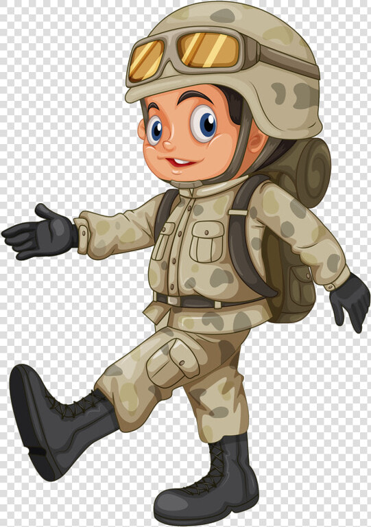 Soldier Army Cartoon Clipart Illustration Transparent   Cartoon Soldier Png  Png DownloadTransparent PNG