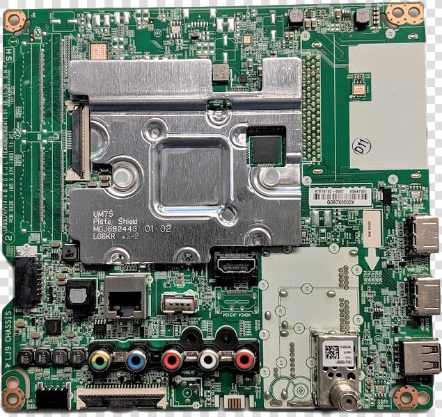 Ebu65647501 Lg Main Board  Eax68253604   50um7300 pua   Electronic Component  HD Png DownloadTransparent PNG