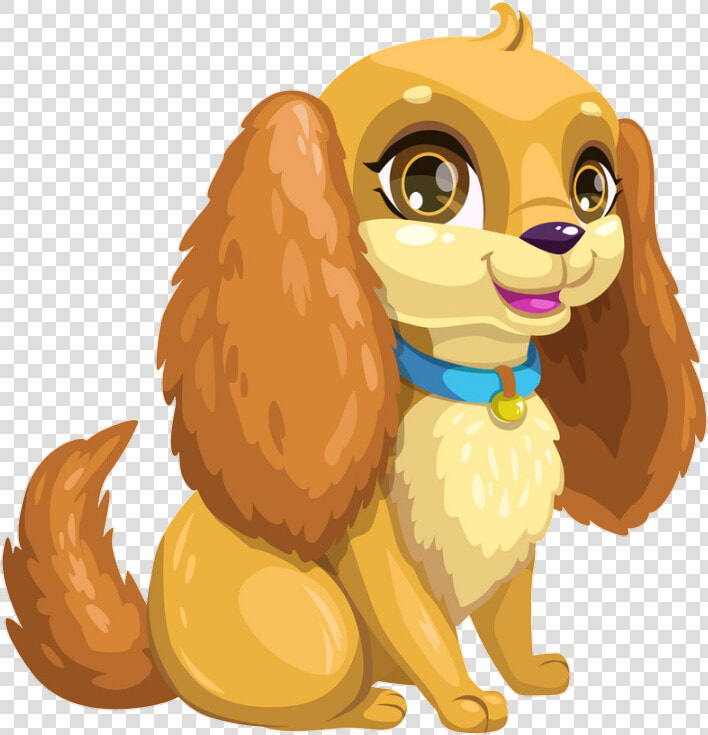 Transparent Perro Png   Perro Con Orejas Largas Animado  Png DownloadTransparent PNG