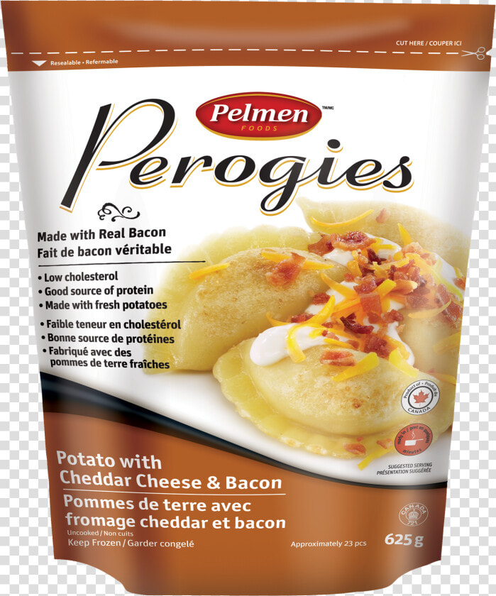 Potato With Cheddar Cheese  amp  Bacon Perogies   Pelmen Perogies  HD Png DownloadTransparent PNG