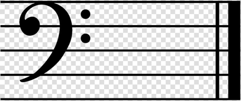 Treble Clef Staff Png   Bass Clef Ledger Line  Transparent PngTransparent PNG