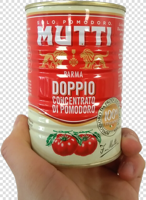 Mutti Puree Double Tomatoe Concentrate Gr 440 In Tin  HD Png DownloadTransparent PNG