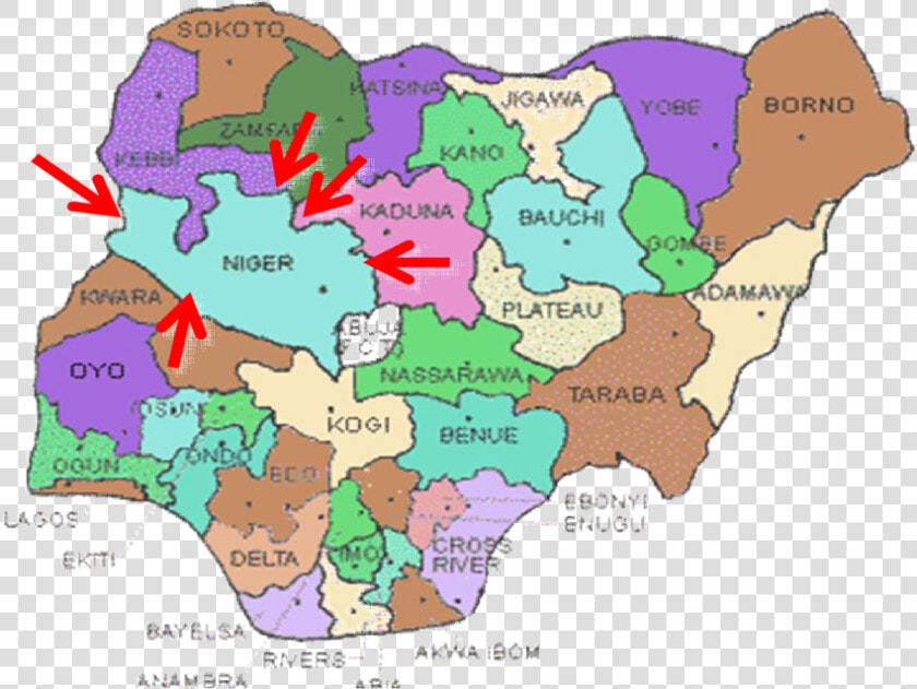 Niger State Nigeria Map  HD Png DownloadTransparent PNG