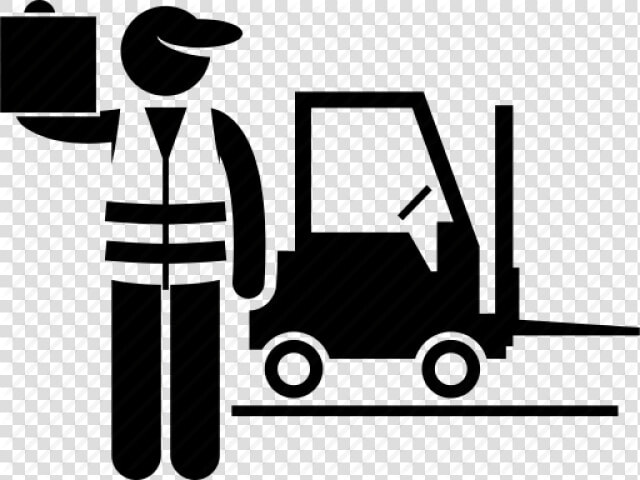 Transparent Distribution Center Clipart   Man Forklift Icon  HD Png DownloadTransparent PNG