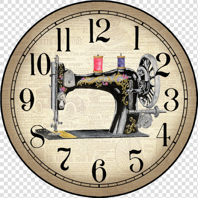 Sewing Machine Wall Clocks  HD Png DownloadTransparent PNG