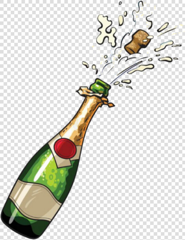  champagne  celebrate  bottle   Champagne Bottle Drawing  HD Png DownloadTransparent PNG