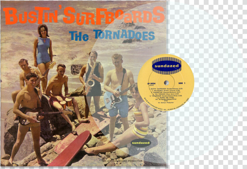 Tornadoes Bustin Surfboard Cover  HD Png DownloadTransparent PNG