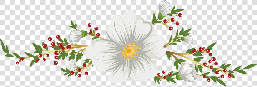 Transparent White Flower Clipart Png   Transparente Flores Blancas Png  Png DownloadTransparent PNG