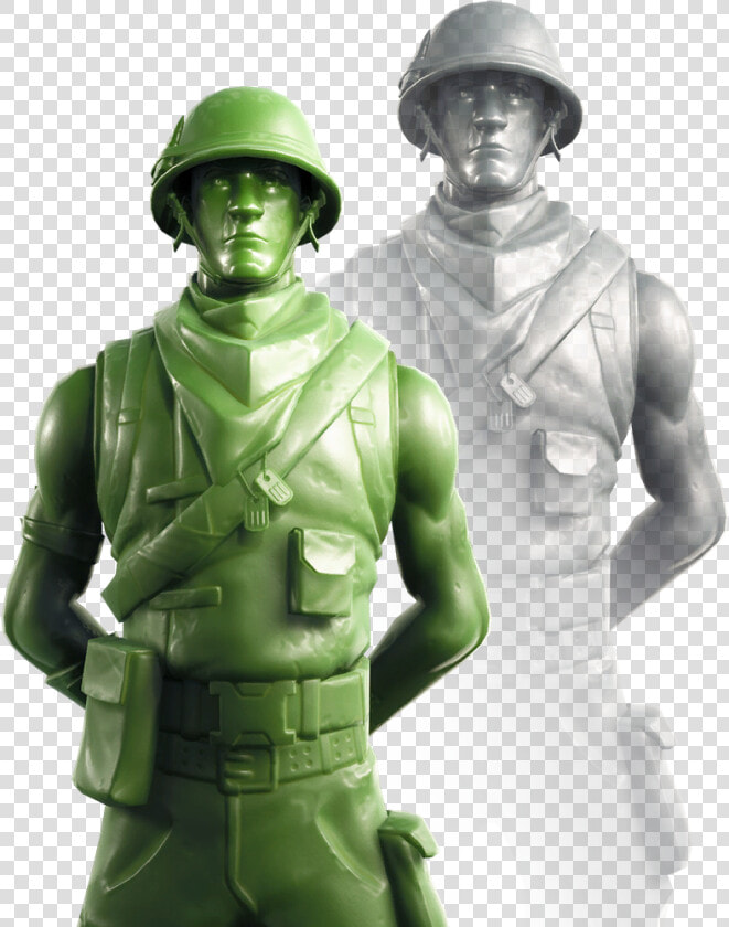 Plastic Patroller   Fortnite Toy Soldier Skin  HD Png DownloadTransparent PNG