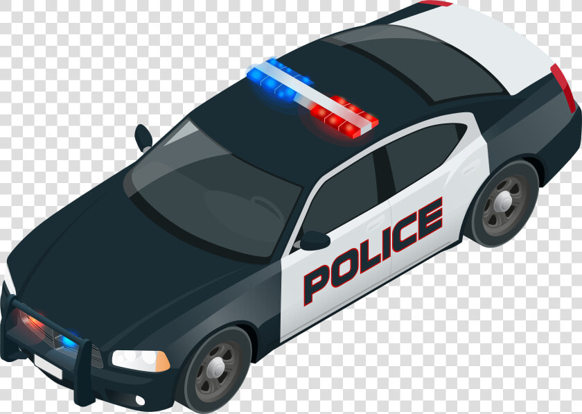 Police Car Police Officer   Police Car Isometric Vector  HD Png DownloadTransparent PNG