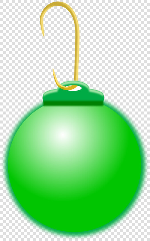 Bola De Natal  Verde  Natal  Decoração  Rodada   Green Ornament Clip Art  HD Png DownloadTransparent PNG