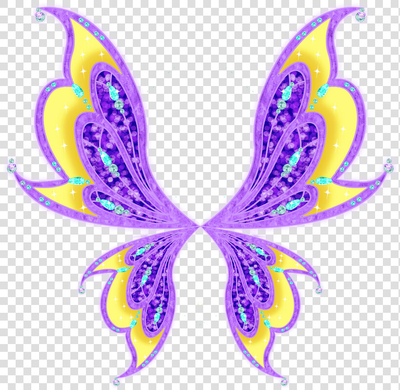 Purple Enchantix Wings  HD Png DownloadTransparent PNG