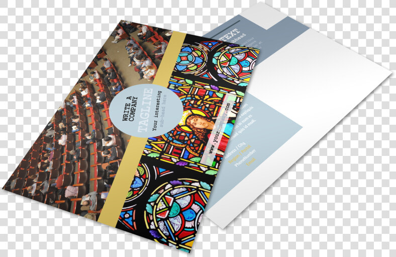 Church Event Postcard Template Preview   Motif  HD Png DownloadTransparent PNG