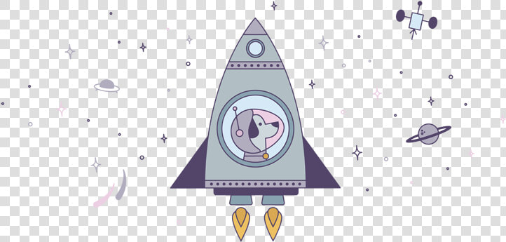 Space Dog Cartoon   Space Dog Astronaut Design  HD Png DownloadTransparent PNG