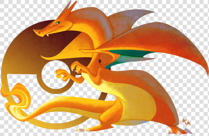 Charizard Transparent Flying   Pokemon Charizard Fanart Flying  HD Png DownloadTransparent PNG