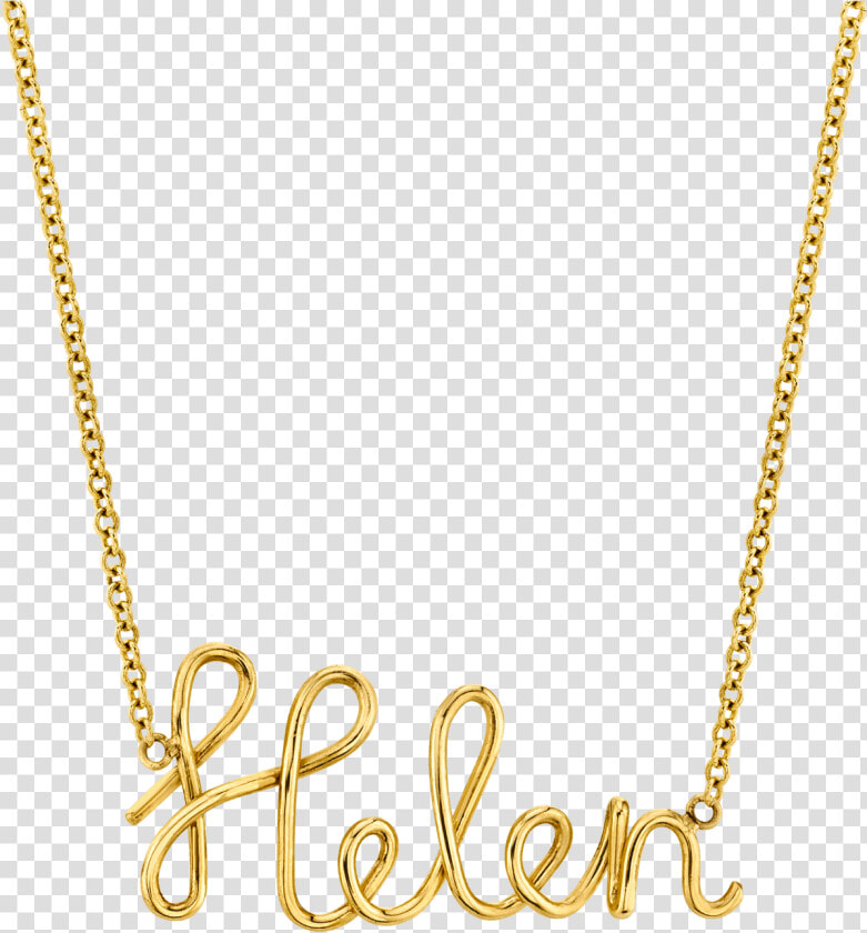 Nameplate Necklace 18k Saudi  HD Png DownloadTransparent PNG