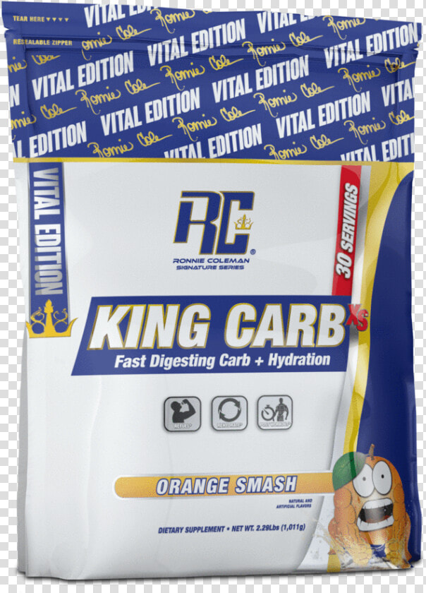 Ronnie Coleman Signature Series Carb King Carb   Packaging And Labeling  HD Png DownloadTransparent PNG