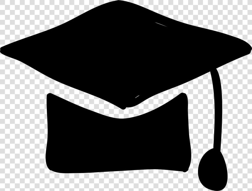 Graduation Hat Filled Hand Drawn Tool  HD Png DownloadTransparent PNG