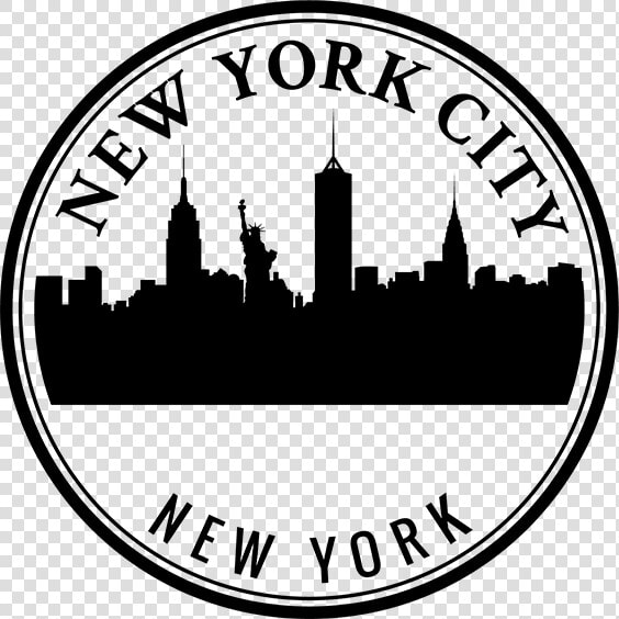 Transparent New York Skyline Clipart   Nyc Circle Clipart  HD Png DownloadTransparent PNG