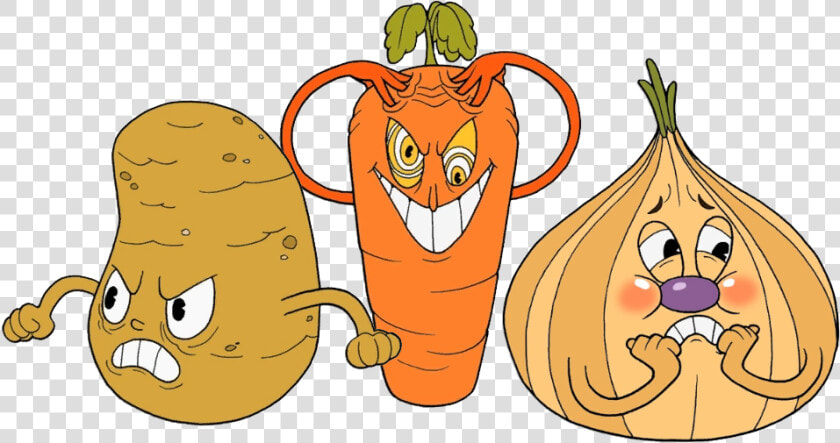 Vegetables Clipart Root Crop   Cuphead The Root Pack  HD Png DownloadTransparent PNG