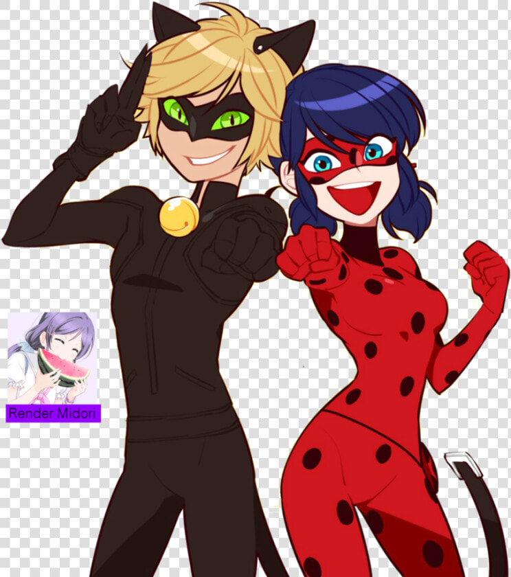 Transparent Lady Bug Png   Ladybug Y Chat Noir Png  Png DownloadTransparent PNG