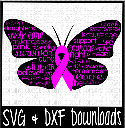 Cancer Awareness Svg   Breast Cancer Butterfly Cut   Papilio  HD Png DownloadTransparent PNG