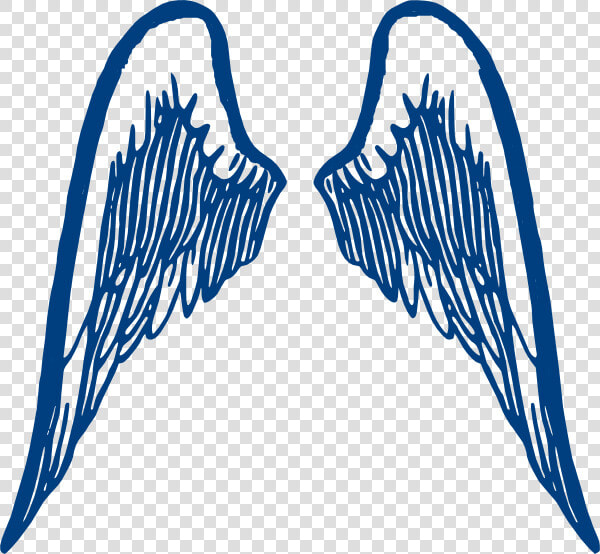 Blue Wings Svg Clip Arts   Angel Wings Clipart Transparent  HD Png DownloadTransparent PNG