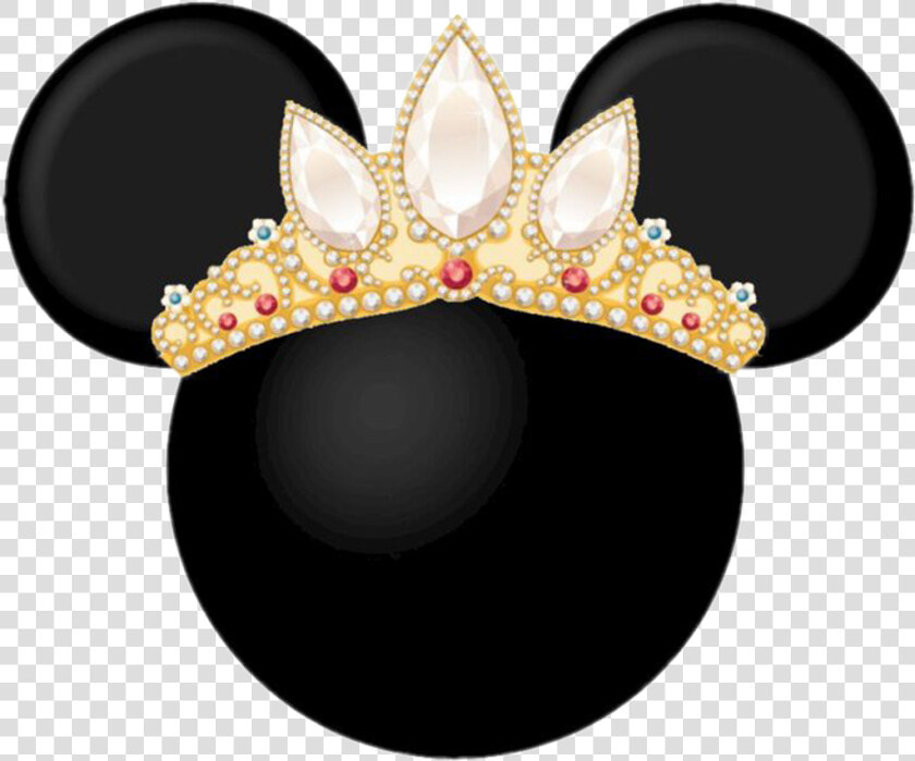 Princess Queen Crown Royal Royalty Gold Mickey Mickeymo   Minnie Mouse With Crown  HD Png DownloadTransparent PNG