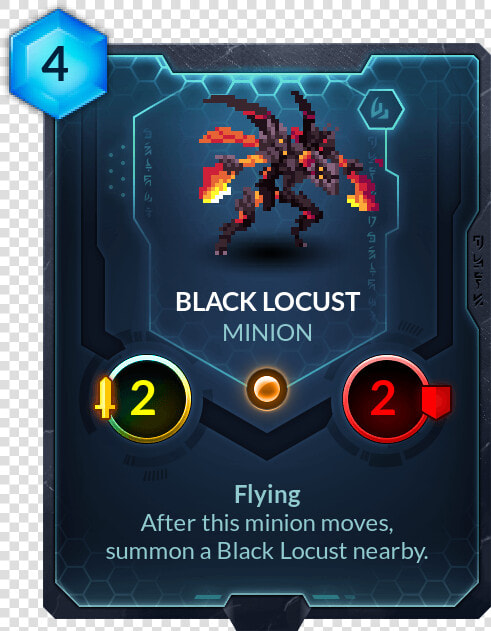 Black Locust   Duelyst Card  HD Png DownloadTransparent PNG