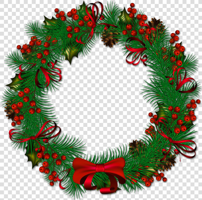 Fullsize Of Christmas Wreath Png Large Of Christmas   Transparent Background Christmas Wreath Png  Png DownloadTransparent PNG